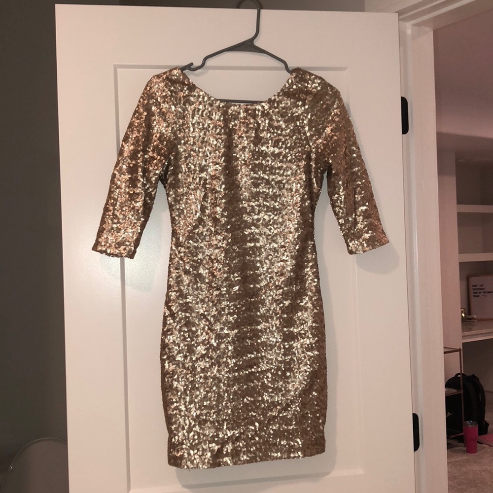 Gold Dress